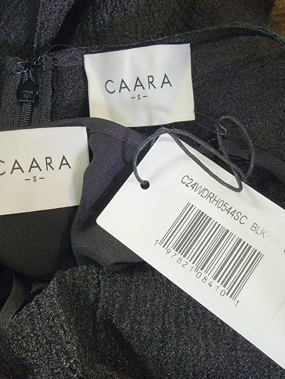 Few Moda Caara Black Sheer Yoke Maxi Dress - Picture 8 of 9